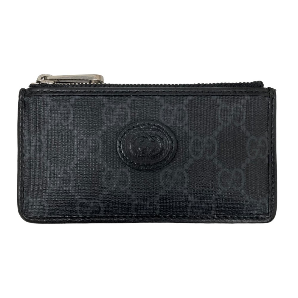 Gucci Interlocking G Card Case Black